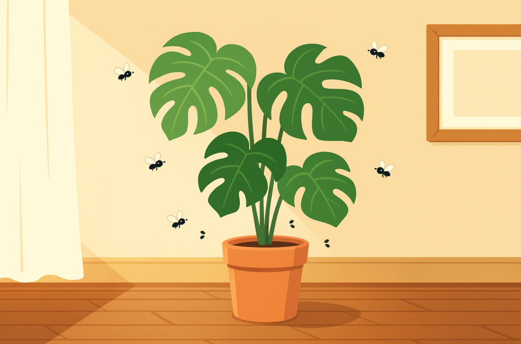 観葉植物の土からコバエが湧く理由と今すぐできる対策