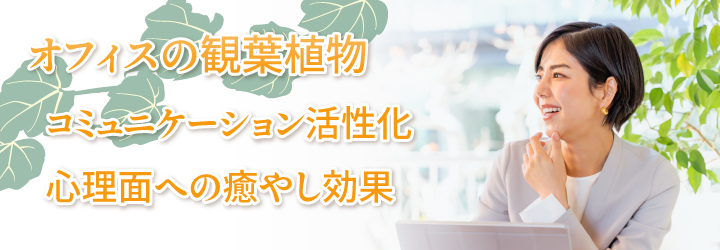 オフィスの人間関係に「緑」が効く？