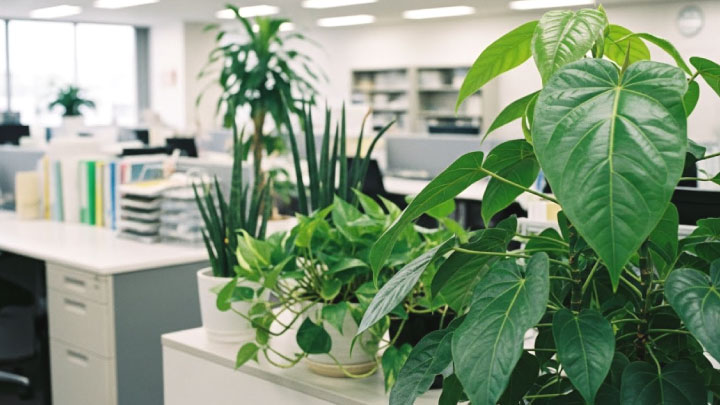 オフィスでの観葉植物のレイアウト8選！おしゃれに見せるコツも紹介